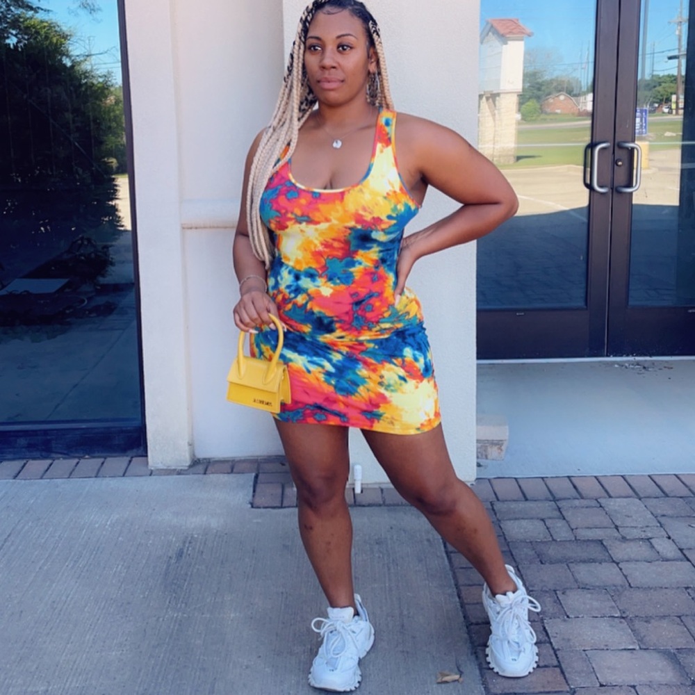 Tie dye dress